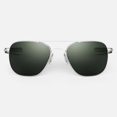 Randolph Aviator AF139 Matte Chrome / American Gray size 58mm Polarized