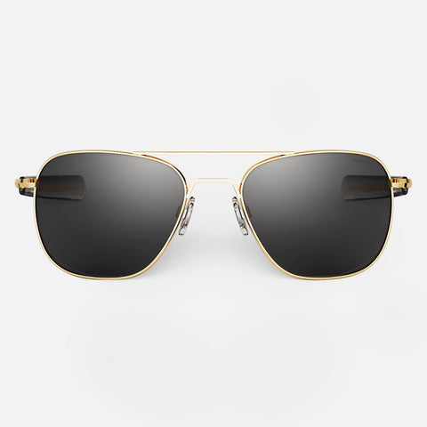 Randolph Aviator AF108 23K Gold / American Gray size 58mm Polarized: Featured Product Image