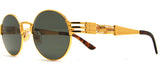 56-6106 gold sunglasses: Alternate View #3