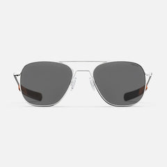 Randolph Aviator AF482 White Gold / American gray size 55mm