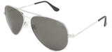 Randolph Concorde  CR073 Bright Chrome / American Gray size 57mm Polarized: Alternate View #2