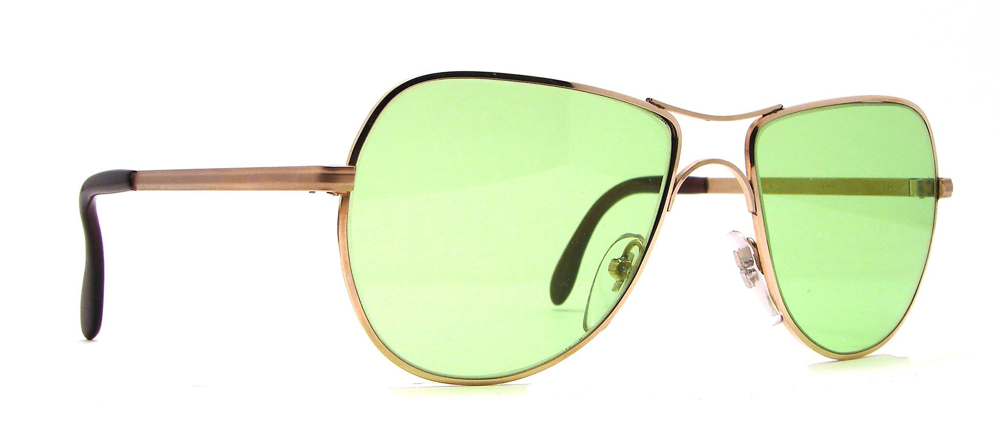 1960s Silver Aviator / lt green lens | RARE Eyewear